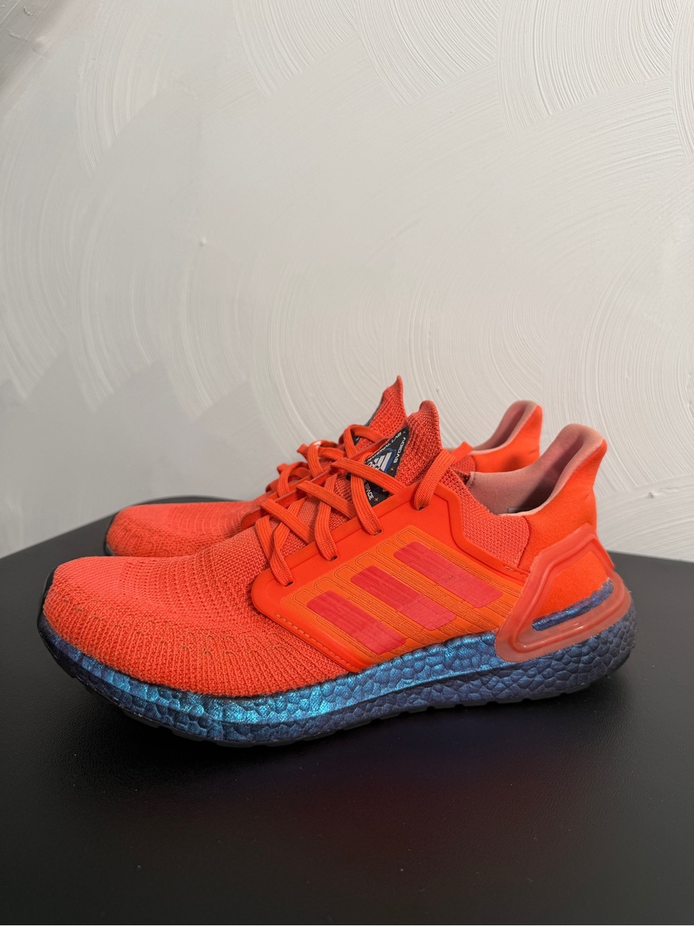 adidas UltraBoost 20 ISS National Lab Solar Red Men's Sneaker Space Size 10.5